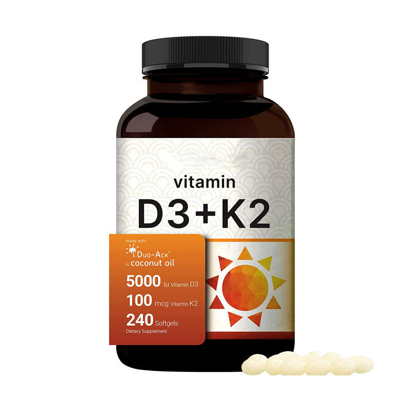 Solace Vitamin D3+K2 Softgels packaging