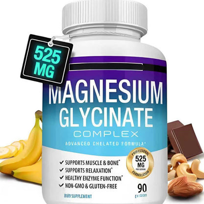 Solace Magnesium Complex bottle with capsules poured out