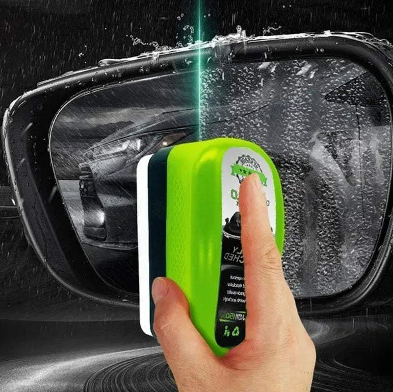 Car Glass Oil Film Remover and Cleaning Brush for Windshield and Interior Glass