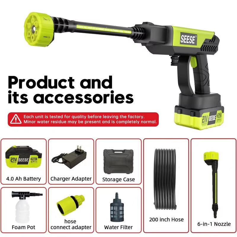 Vantik rechargeable battery pack for portable pressure washer