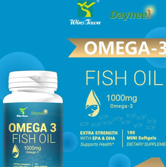 Solace Omega-3 Fish Oil supplement facts label